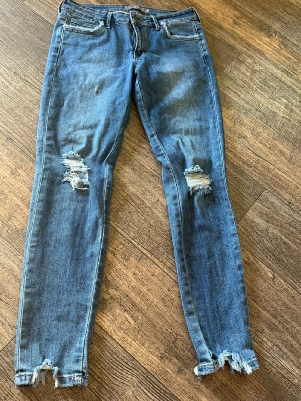 Ripped Just USA Skinny Jeans